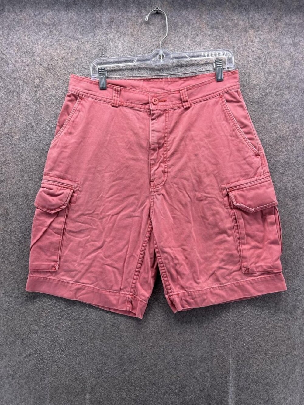 Polo Ralph Lauren Shorts Mens 33 Pink Cargo Flat Front Cotton Casual Summer